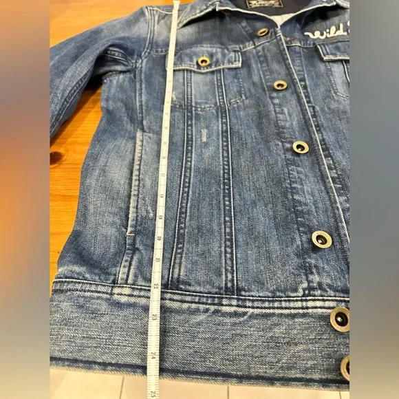 Diesel Industry Wild Spirit Women’s Jeans Jacket Size M - Picture 13 of 16